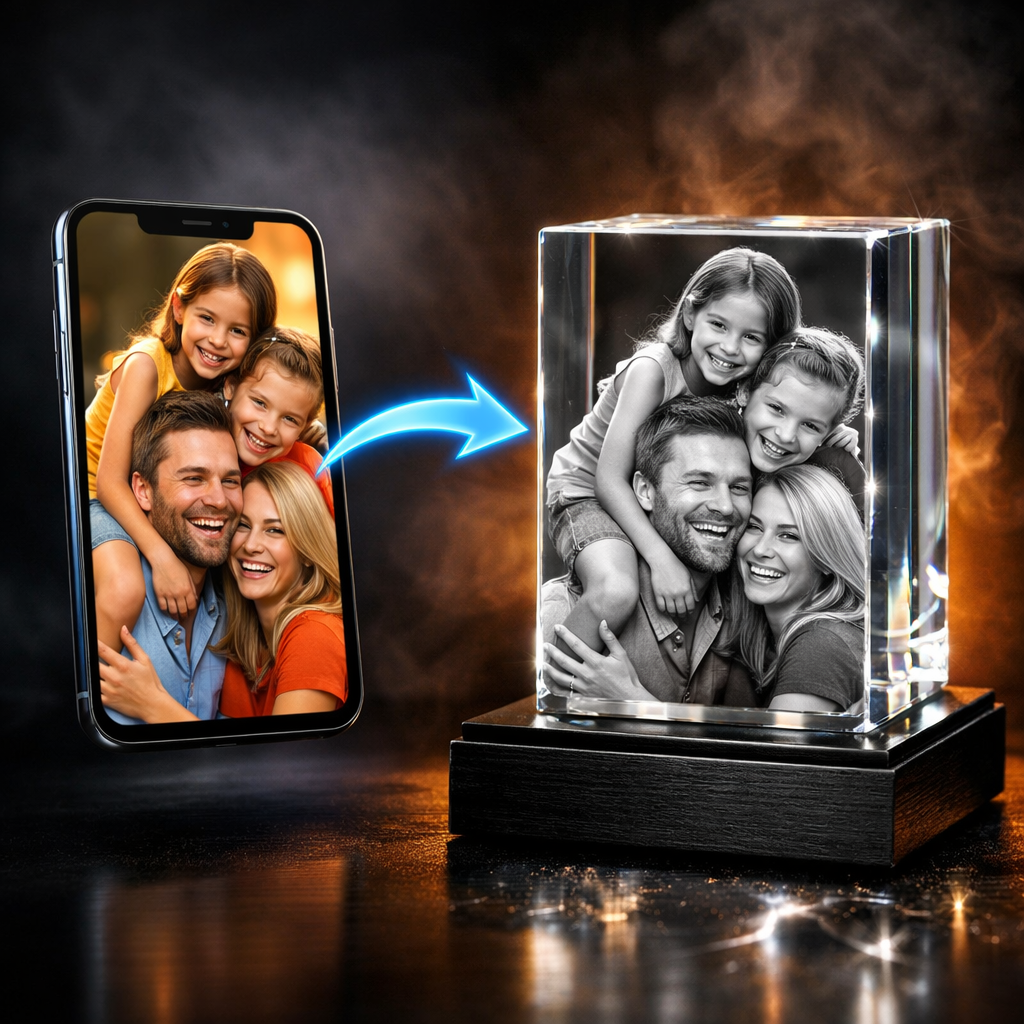 3D Crystal Rectangle Tall