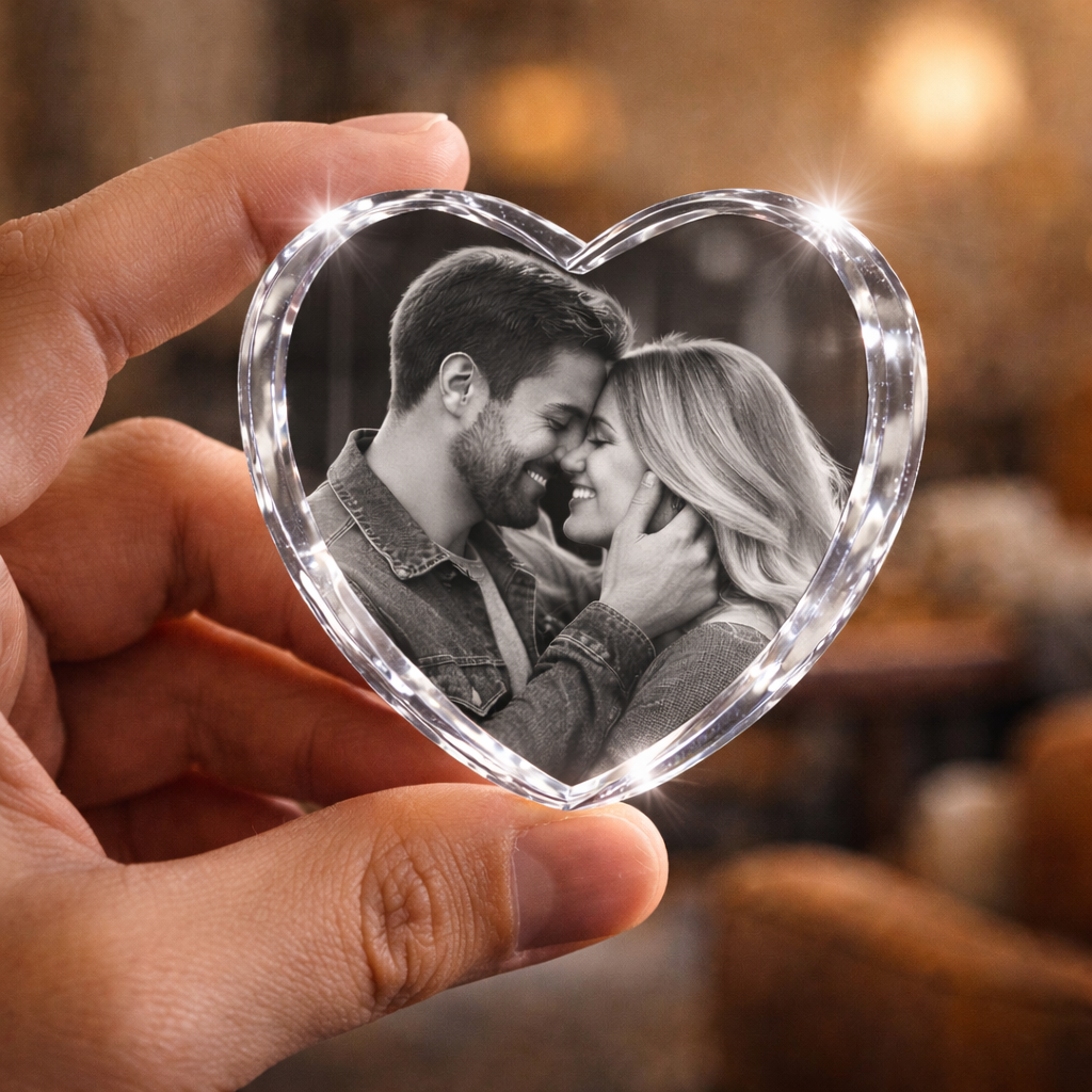 3D Crystal Heart