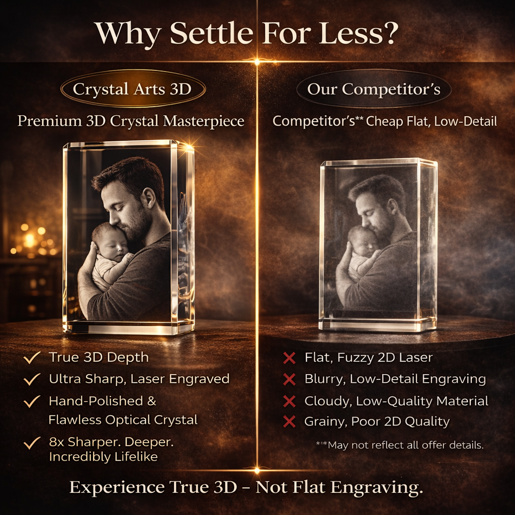 3D Crystal Rectangle Tall