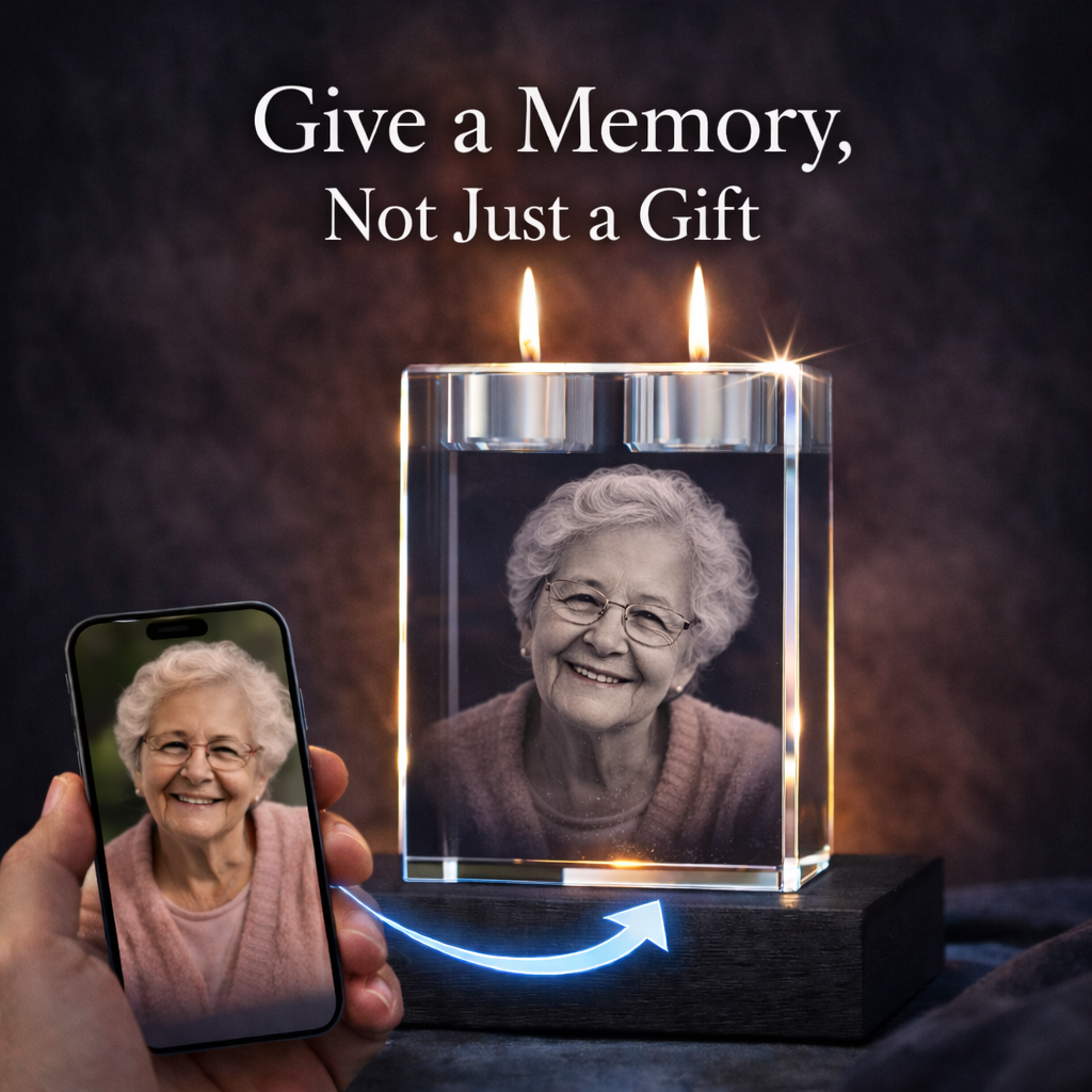 3D Crystal Urn / Candles