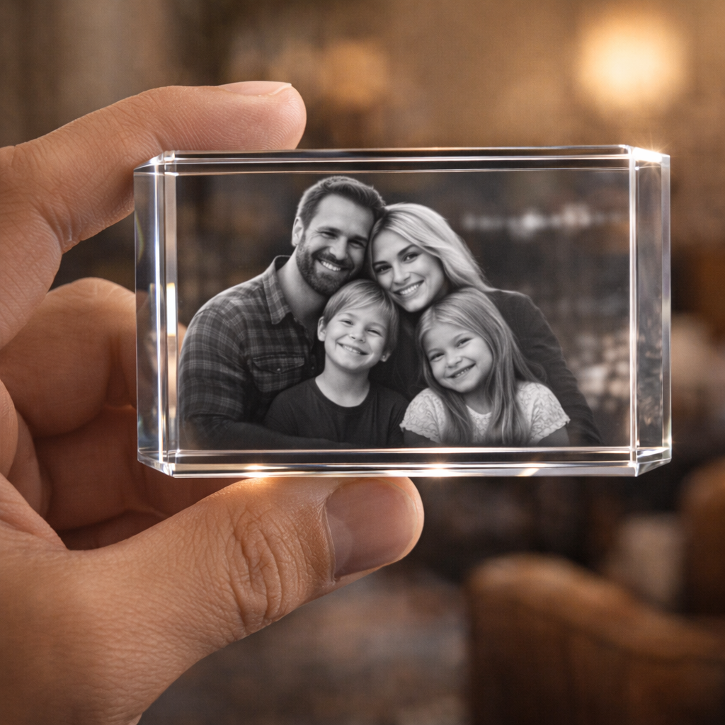 3D Crystal Rectangle Wide