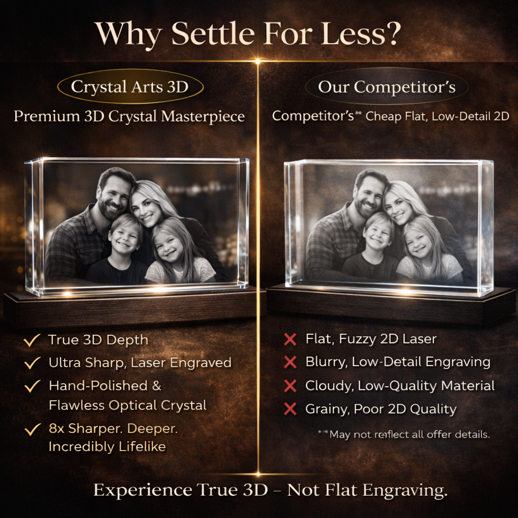 3D Crystal Rectangle Wide