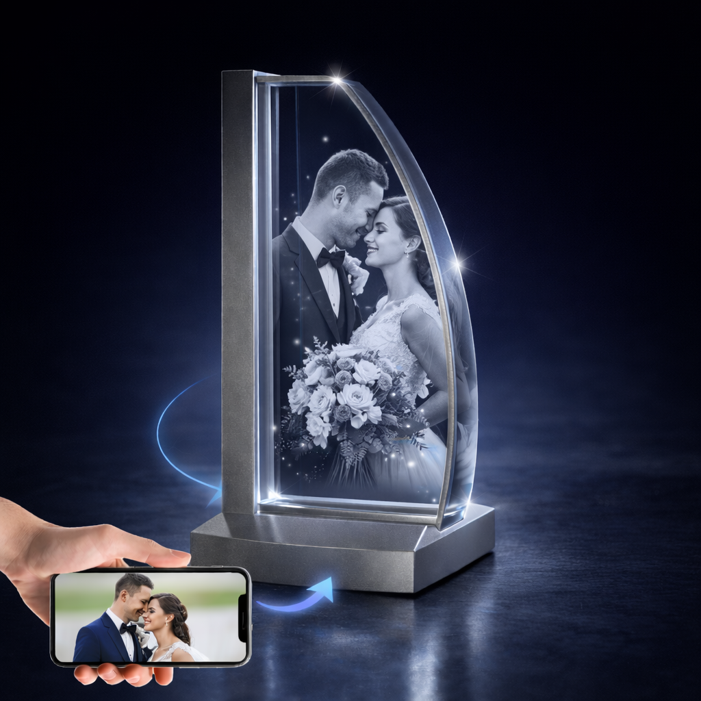 3D Crystal Desk Lamp