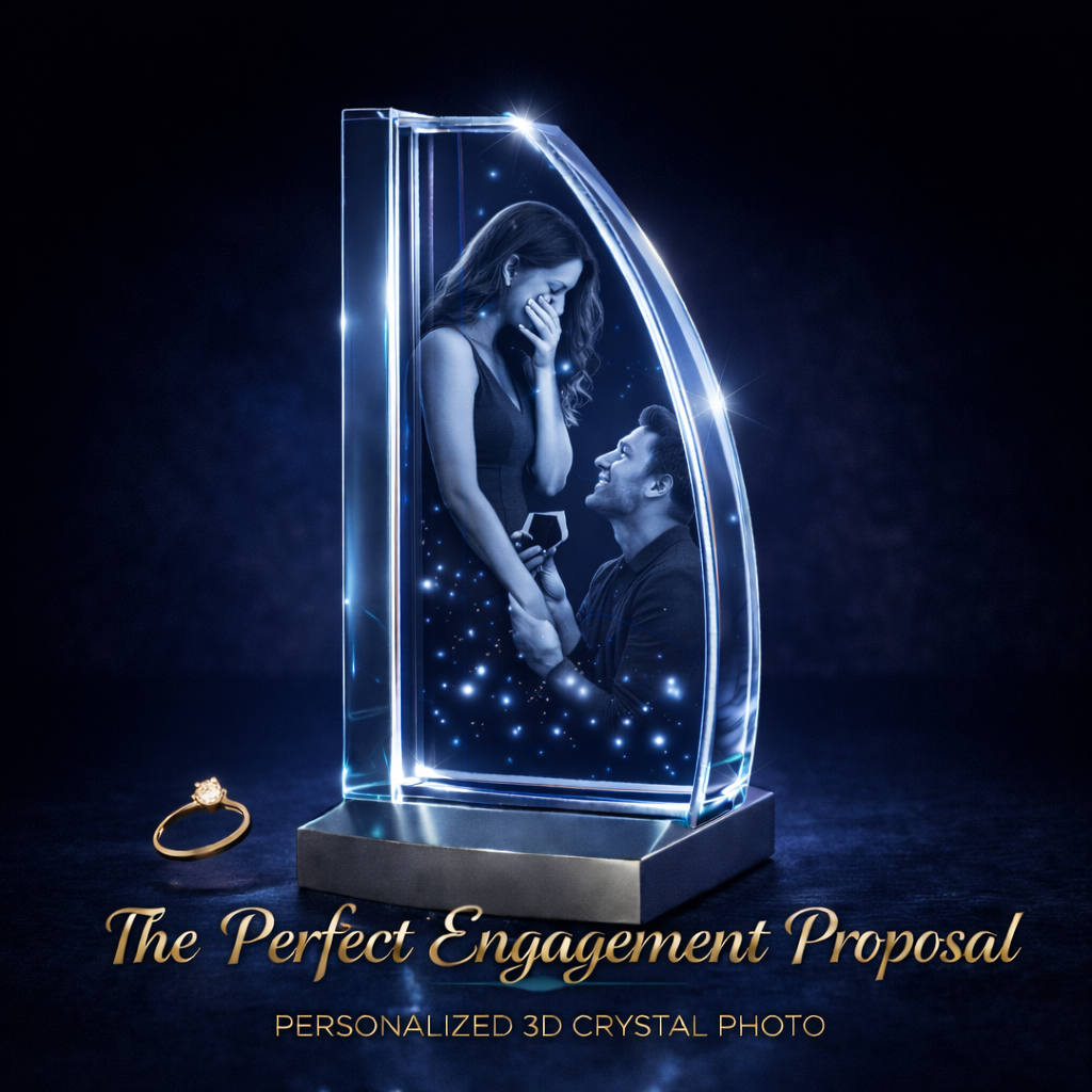 3D Crystal Desk Lamp