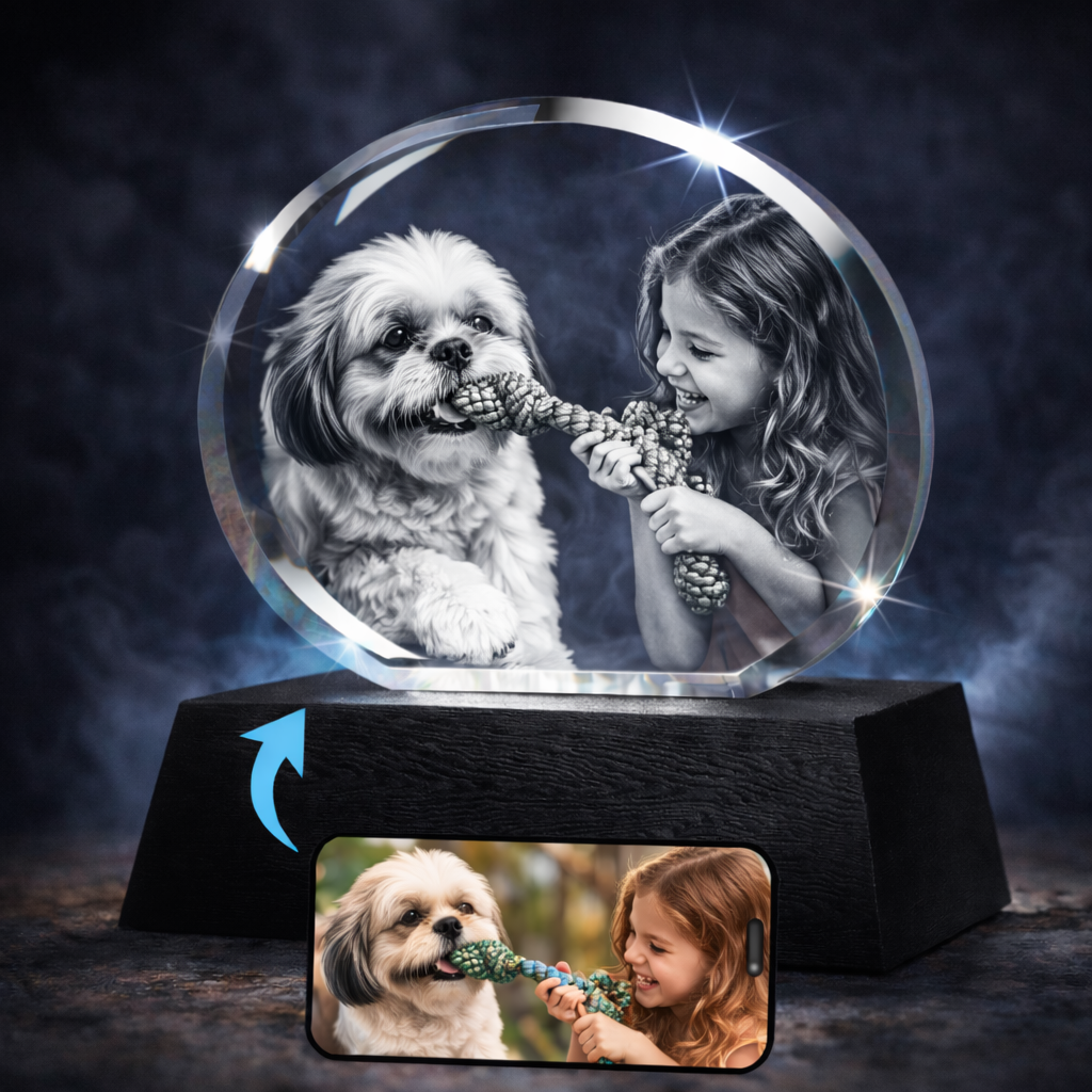 3D Crystal Oval