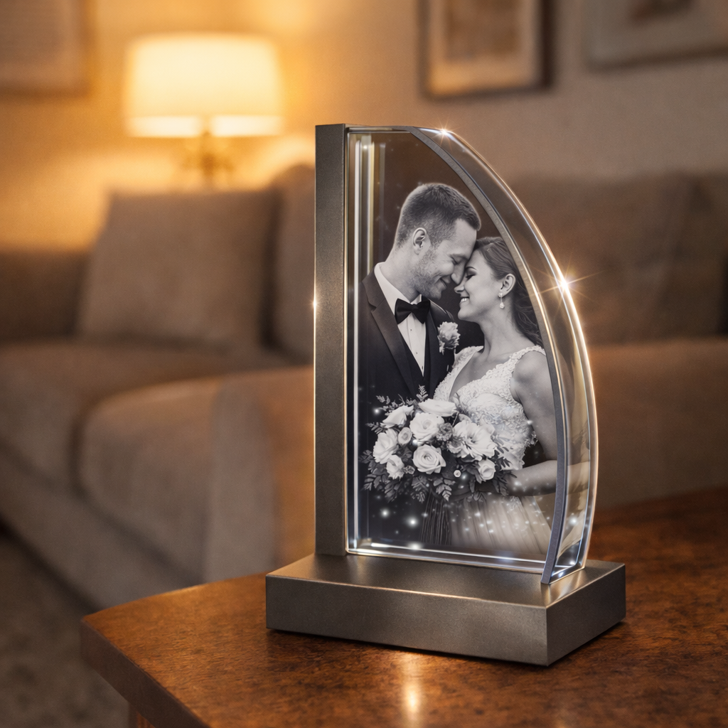 3D Crystal Desk Lamp