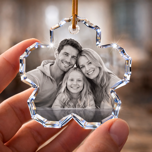 2D Crystal Art Flower Ornament