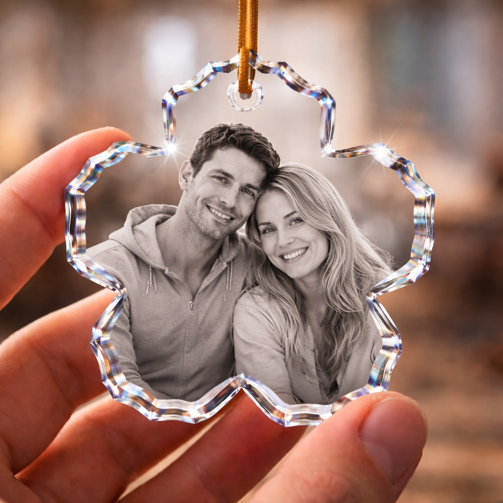 2D Crystal Art Flower Ornament
