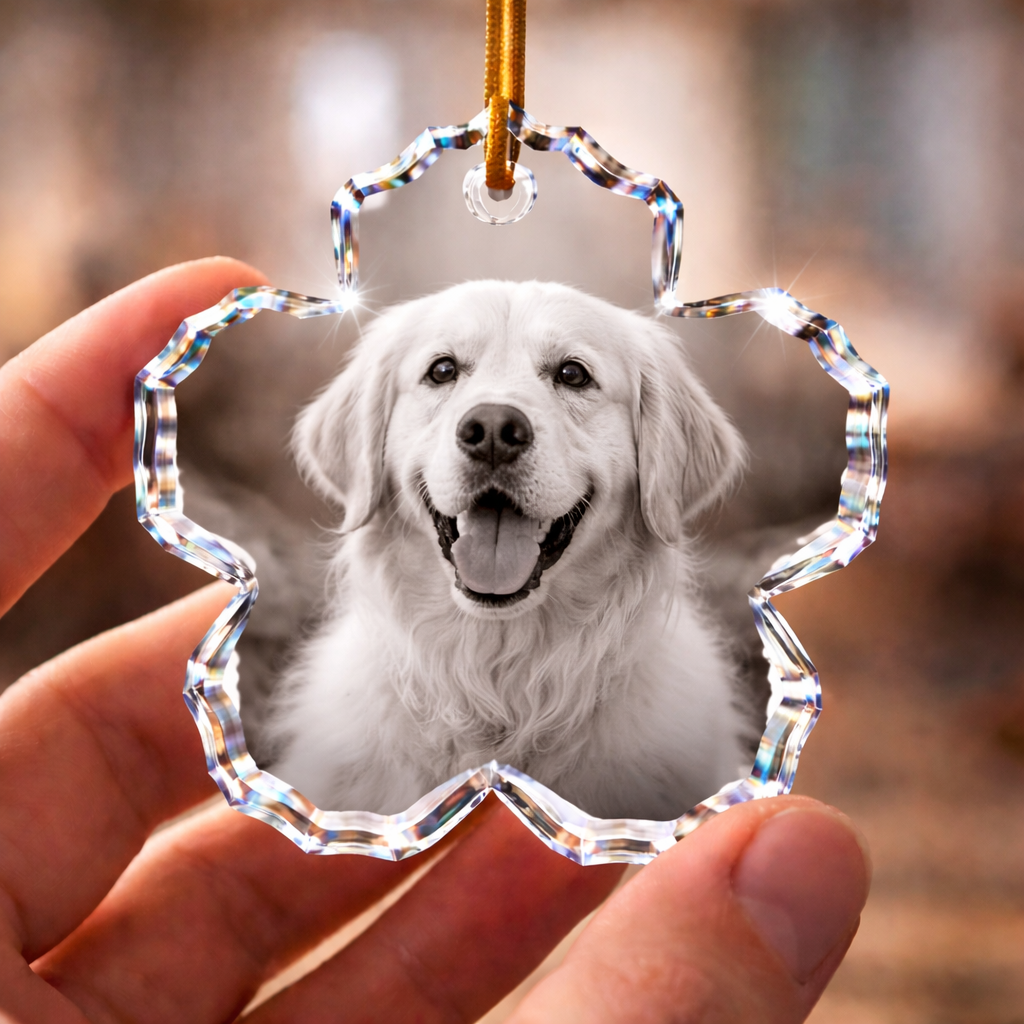 2D Crystal Art Flower Ornament